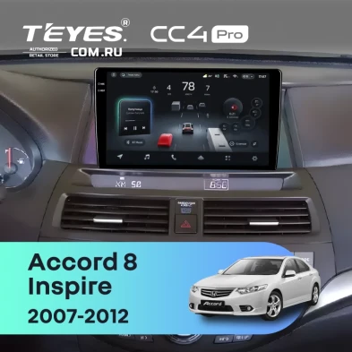 Штатная магнитола Teyes CC4 Pro 12/256 Honda Inspire (2007-2012)