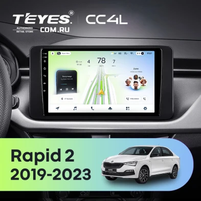 Штатная магнитола Teyes CC4L 6/64 Skoda Rapid 2 (2019-2023)