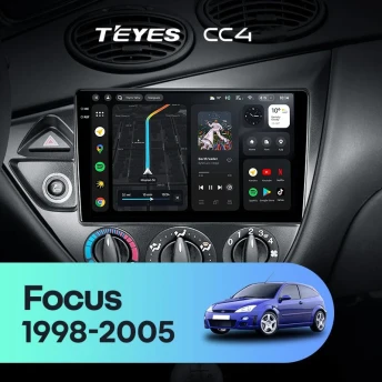 Штатная магнитола Teyes CC4 Pro 360 12/256 Ford Focus 1 (1998-2005) (11")