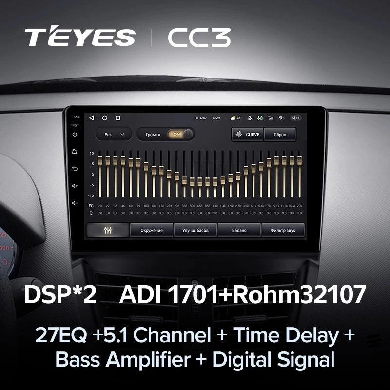 Штатная магнитола Teyes CC3 4/32 Peugeot 207 (2006-2015)
