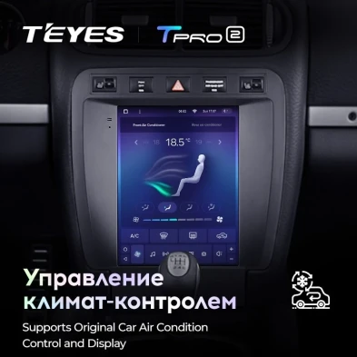 Штатная магнитола Tesla style Teyes TPRO 2 3/32 Porsche Cayenne 1 9PA (2002-2010)