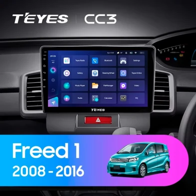 Штатная магнитола Teyes CC3 4/32 Honda Freed 1 (2008-2016) F1 Правый руль