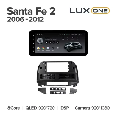 Штатная магнитола Teyes LUX ONE 4/64 Hyundai Santa Fe 2 (2006-2012)