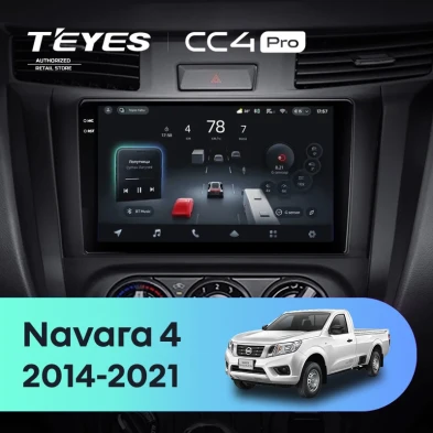 Штатная магнитола Teyes CC4 Pro 8/128 Nissan Navara D23 IV (2014-2021) Тип-A