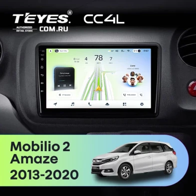 Штатная магнитола Teyes CC4L 6/64 Honda Mobilio 2 Amaze (2013-2020)