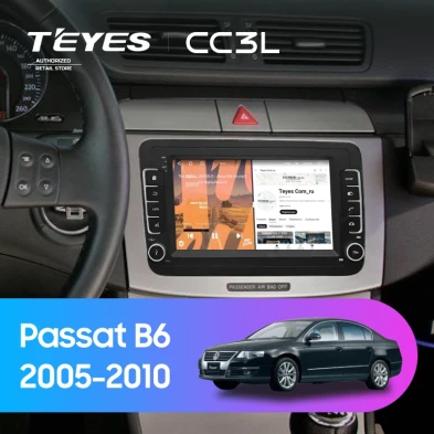 Штатная магнитола Teyes CC3L 4/32 Volkswagen Passat B6 (2005-2010) (с кнопками) 7"