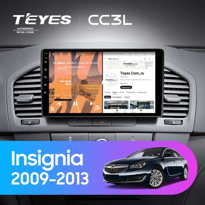Штатная магнитола Teyes CC3L 4/32 Opel Insignia (2009-2013)
