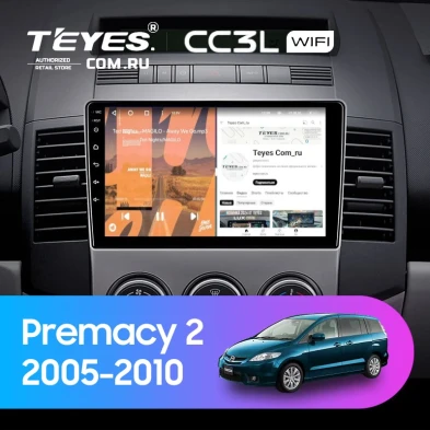 Штатная магнитола Teyes CC3L WiFi 2/32 Mazda Premacy 2 (2005-2010)