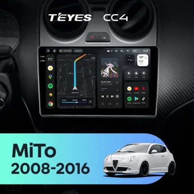 Штатная магнитола Teyes CC4 8/128 Alfa Romeo MiTo 955 (2008-2016)