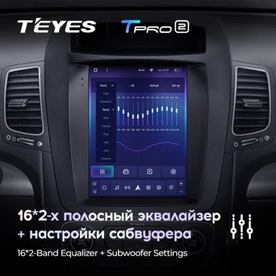 Штатная магнитола Tesla style Teyes TPRO 2 4/64 Kia Sorento 2 XM (2012-2021) HIGH F2