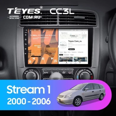 Штатная магнитола Teyes CC3L 4/64 Honda Stream 1 (2000-2006) F1