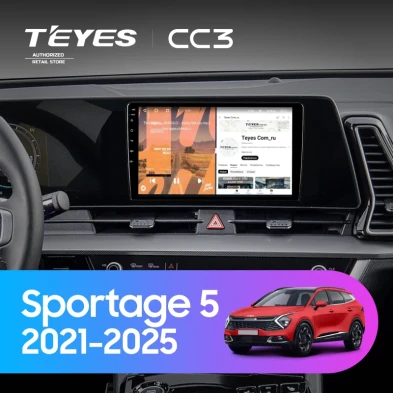 Штатная магнитола Teyes CC3 4/32 Kia Sportage 5 (2021-2026) F1