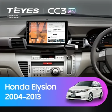 Штатная магнитола Teyes CC3 2K 4/64 Honda Elysion (2004-2013)