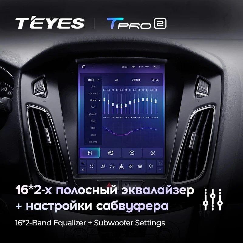 Штатная магнитола Tesla style Teyes TPRO 2 6/128 Ford Focus 3 Mk 3 (2011-2019)