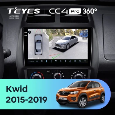 Штатная магнитола Teyes CC4 Pro 360 12/256 Renault KWID (2015-2019)