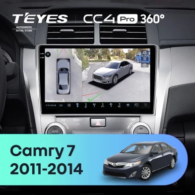 Штатная магнитола Teyes CC4 Pro 360 8/128 Toyota Camry 7 XV 50 55 (2011-2014) F4