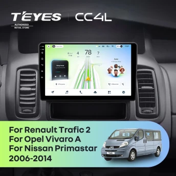 Штатная магнитола Teyes CC4L 6/64 Opel Vivaro A (2006-2014) Тип-B