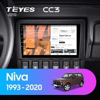 Штатная магнитола Teyes CC3 4/32 Lada Niva (1993-2020)
