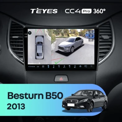 Штатная магнитола Teyes CC4 Pro 360 8/128 FAW Besturn B50 (2013-2016) F1