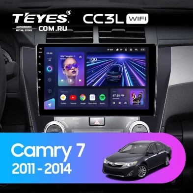 Штатная магнитола Teyes CC3L WiFi 2/32 Toyota Camry 7 XV 50 55 (2011-2014) (черная) F2
