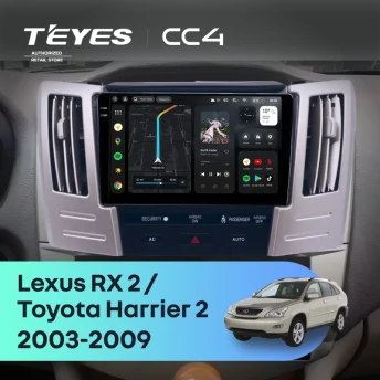 Штатная магнитола Teyes CC4 6/64 Lexus RX 2 (2003-2009) F2