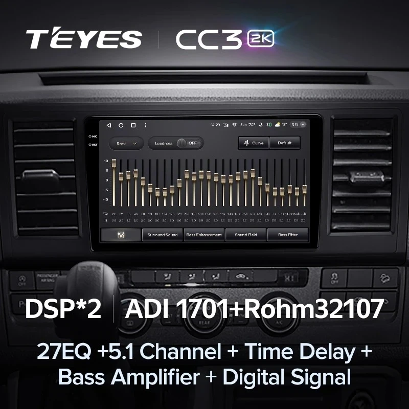 Штатная магнитола Teyes CC3 2K 6/128 Volkswagen Caravelle T6 2020+