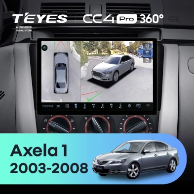 Штатная магнитола Teyes CC4 Pro 360 12/256 Mazda Axela 1 (2003-2008) (11")