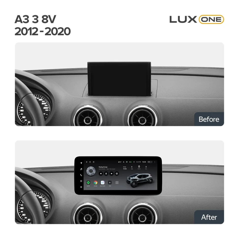 Переходная рамка Audi A3 3 8V (2012-2020) (12,3")