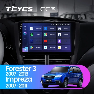 Штатная магнитола Teyes CC3 4/32 Subaru Forester 3 SH (2007-2013)