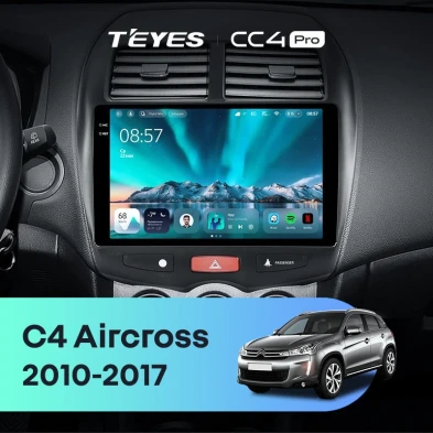 Штатная магнитола Teyes CC4 Pro 8/128 Citroen C4 Aircross (2010-2017) Тип-A