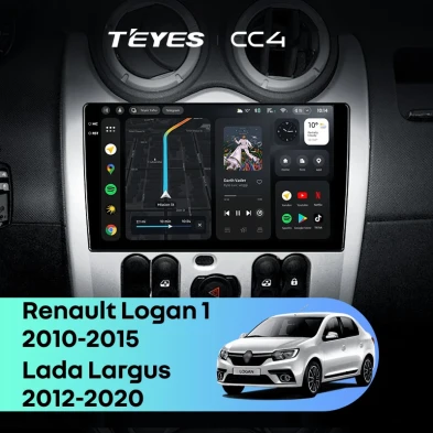 Штатная магнитола Teyes CC4 6/64 Renault Logan 1 (2010-2015)