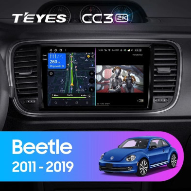 Штатная магнитола Teyes CC3 2K 4/32 Volkswagen Beetle A5 (2011-2019)