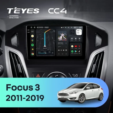 Штатная магнитола Teyes CC4 6/64 Ford Focus 3 (2011-2019) F2