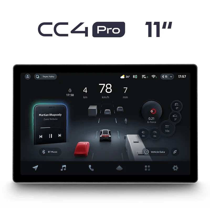 Магнитола Teyes CC4 Pro 8/128 (11 дюймов)