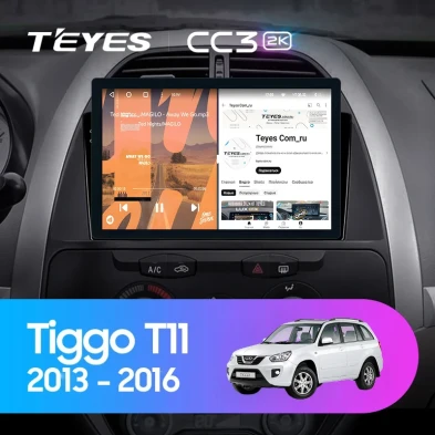 Штатная магнитола Teyes CC3 2K 4/32 Chery Tiggo T11 FL (2013-2016) (11")