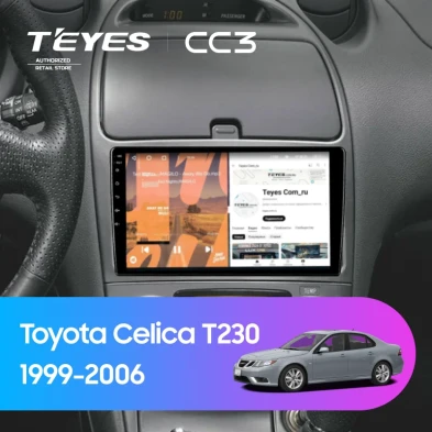 Штатная магнитола Teyes CC3 4/32 Toyota Celica T230 (1999-2006)