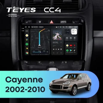 Штатная магнитола Teyes CC4 8/128 Porsche Cayenne I 1 9PA (2002-2010)