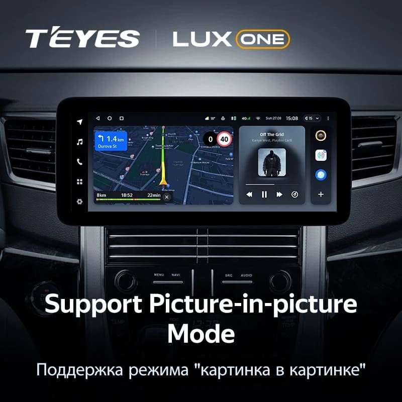 Штатная магнитола Teyes LUX ONE 4/64 Toyota Alphard 2 H20 (2008-2014) Тип-B