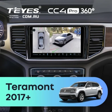 Штатная магнитола Teyes CC4 Pro 360 8/128 Volkswagen Teramont 2017+