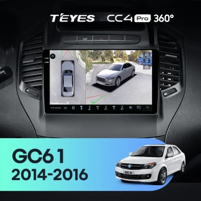 Штатная магнитола Teyes CC4 Pro 360 8/128 Geely GC6 1 (2014-2016)