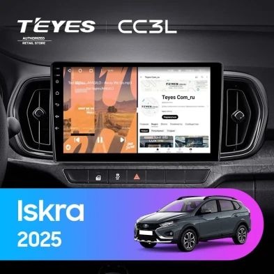 Штатная магнитола Teyes CC3L 4/64 LADA Iskra SW Cross (2025-2026) Тип-A