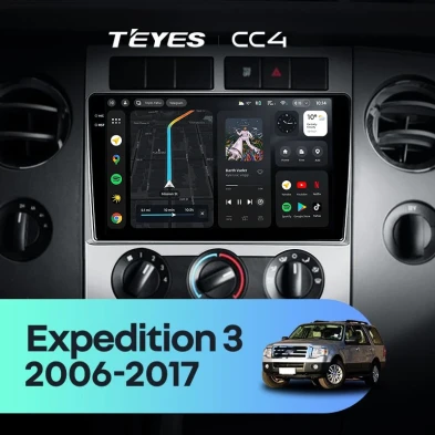 Штатная магнитола Teyes CC4 6/64 Ford Expedition 3 U3242 U3542 U324 U354 (2006-2017)