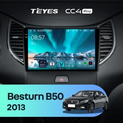 Штатная магнитола Teyes CC4 Pro 8/128 FAW Besturn B50 (2013-2016) F1