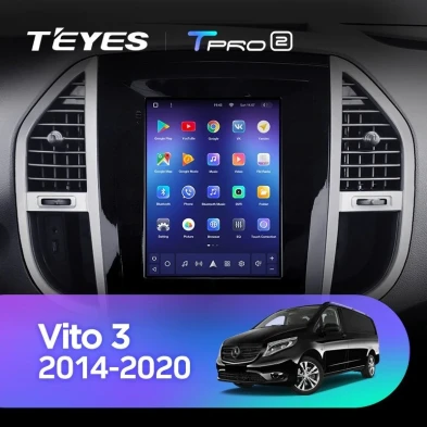 Штатная магнитола Tesla style Teyes TPRO 2 3/32 Mercedes-Benz Vito 3 W447 (2014-2020)