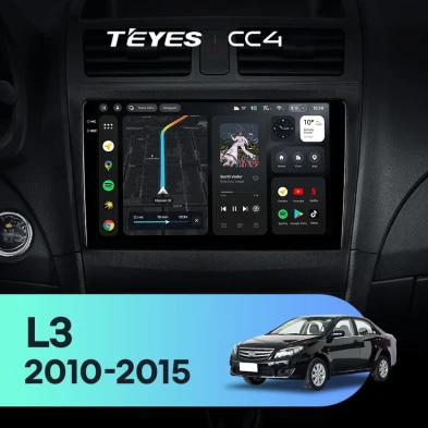 Штатная магнитола Teyes CC4 8/128 BYD L3 (2010-2015)