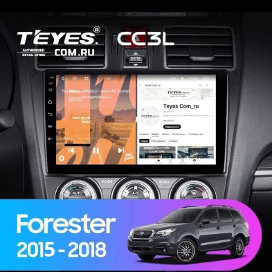 Штатная магнитола Teyes CC3L 4/64 Subaru Forester SJ (2015-2018)