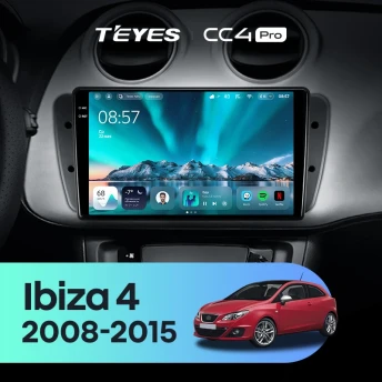 Штатная магнитола Teyes CC4 Pro 12/256 Seat Ibiza 6J (2008-2015)