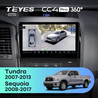 Штатная магнитола Teyes CC4 Pro 360 8/128 Toyota Sequoia XK60 (2008-2017)