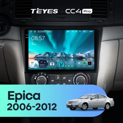 Штатная магнитола Teyes CC4 Pro 8/128 Chevrolet Epica 1 (2006-2012)
