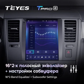 Штатная магнитола Tesla style Teyes TPRO 2 4/64 Nissan Tiida C11 (2004-2013)